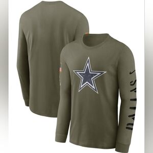 Nike Olive Dallas Cowboys Star Long Sleeve